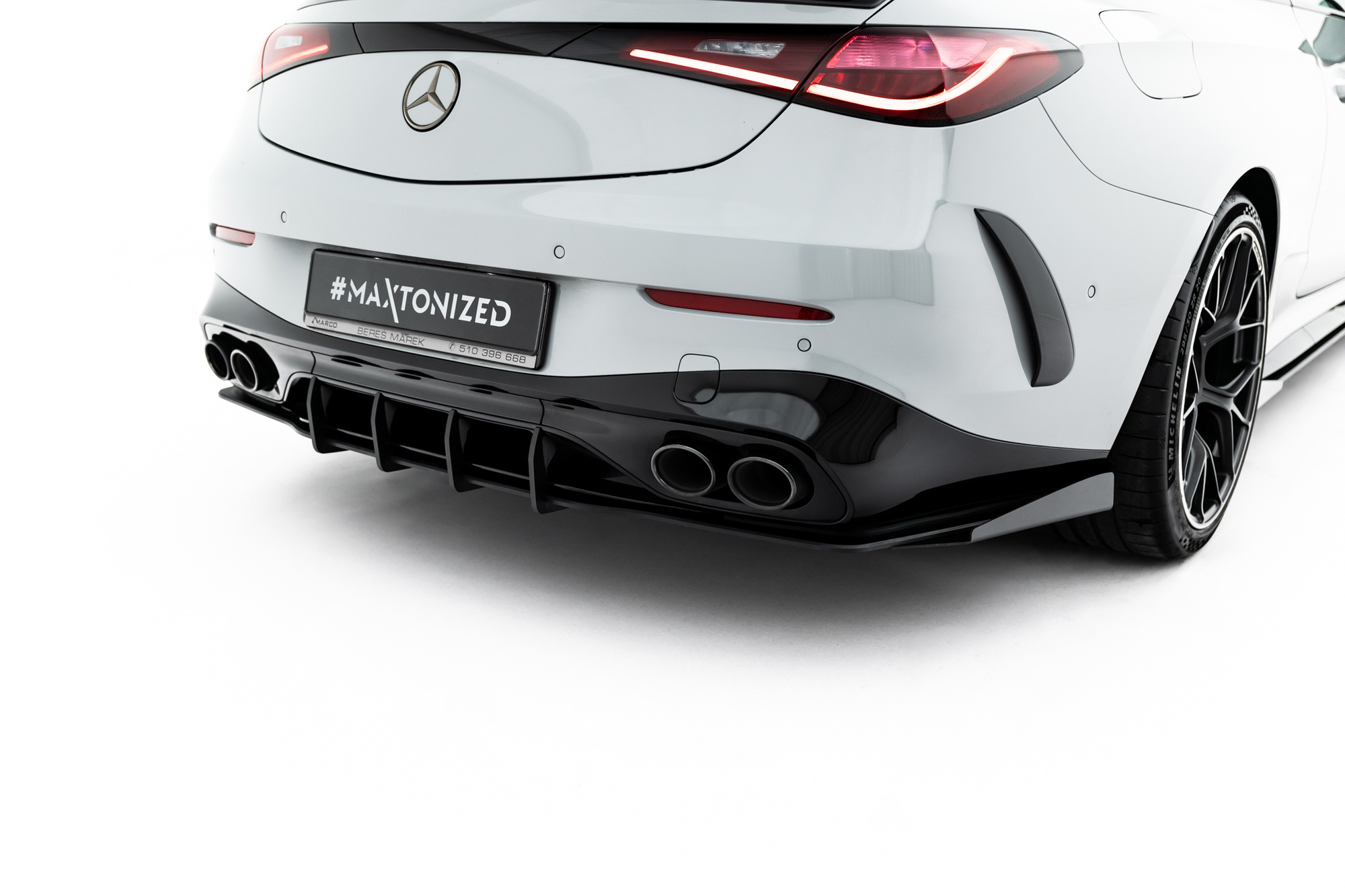 Street Pro Achterdiffuser + Flaps Mercedes-AMG CLE 53 Aero C236 2023 – Maxton Design