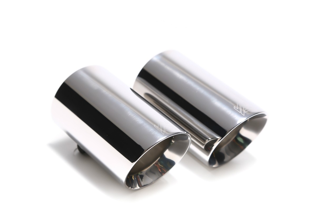 Armytrix Stainless Steel Dual Chrome Silver Tips (2x101mm) Tips