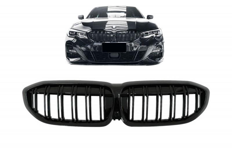 Grill Nieren BMW 3 Serie G20/G21 Glans Zwart