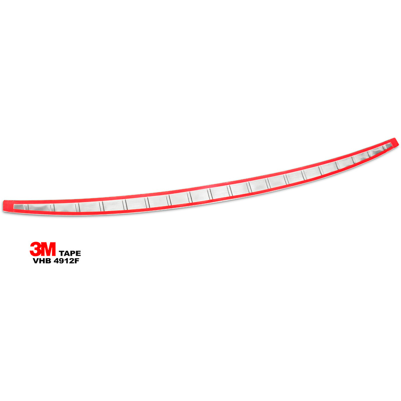 Avisa Chrome Stainless Steel Rear bumper protector  Audi Q5 (GUB) 2025- 'Ribs'