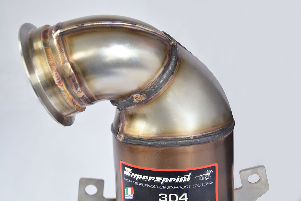 AUDI A3 8V 1.8 TFSI (180 Hp) 2013 -> 2015 Turbo downpipe kit + Metallic catalytic converter 200 CPSI