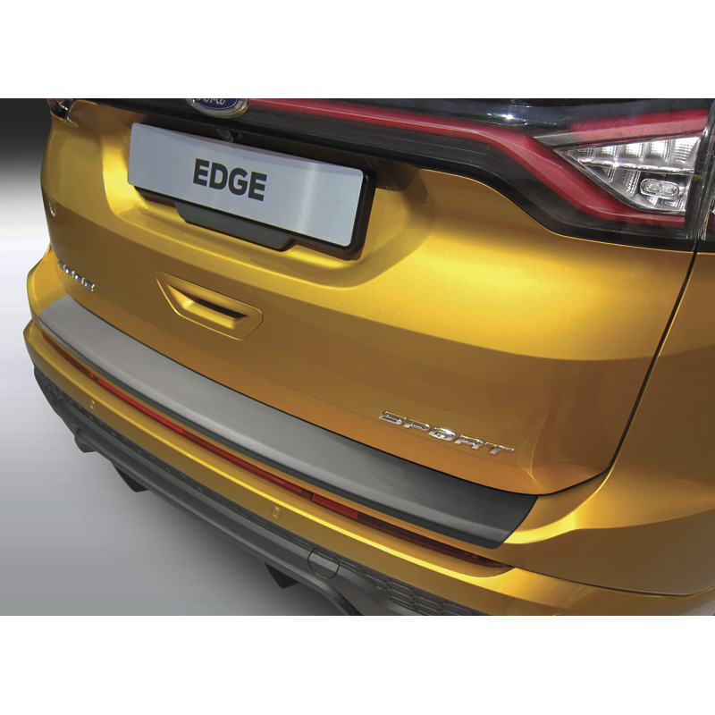 ABS Rear bumper protector  Ford Edge 2016-2018 Black