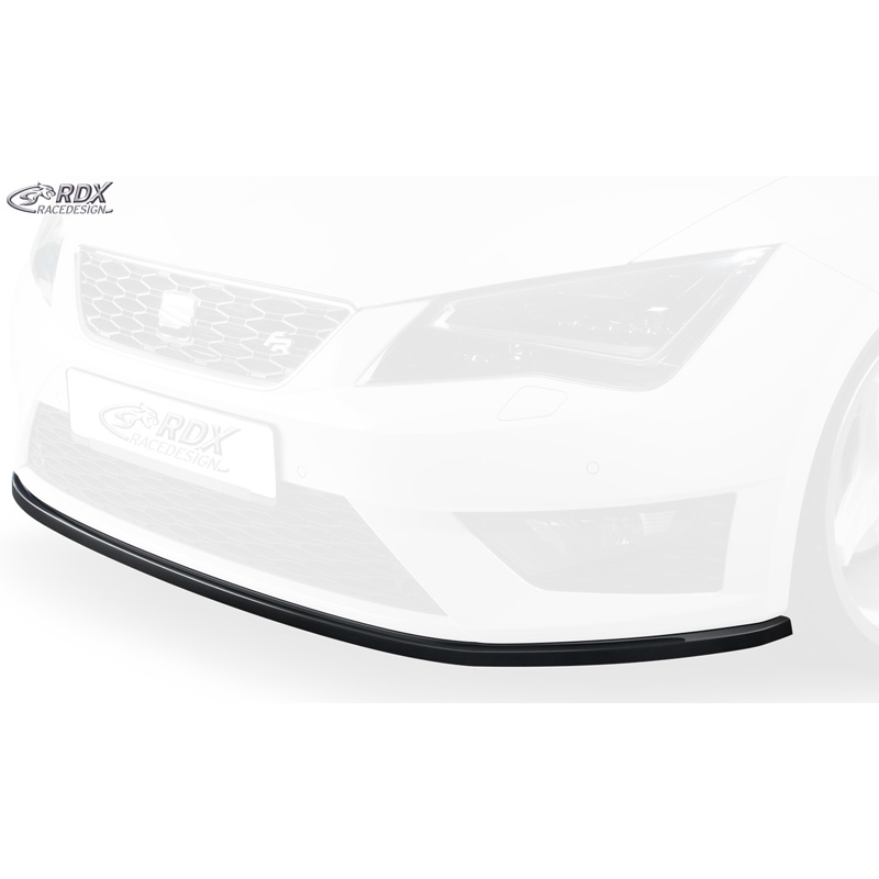 Front spoiler  Seat Leon 5F SC/5-doors/ST FR/Cupra 2013-2020 (ABS glossy black)