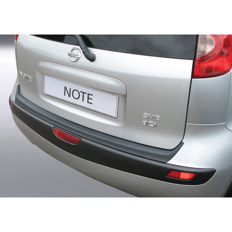ABS Rear bumper protector  Nissan Note 2006-2013 Black