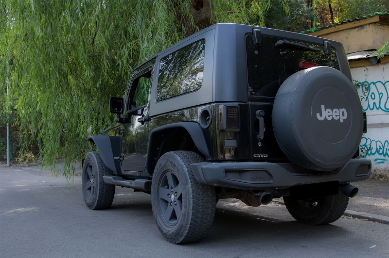 Metal Achterbumper JEEP Wrangler / Rubicon JK (2007-2017) 10th Anniversary Hard Rock Style