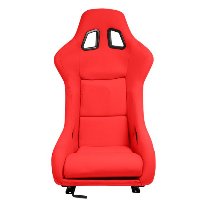 Sportstoel 'MO' - Rood - Vaste polyester rugleuning - incl. sledes