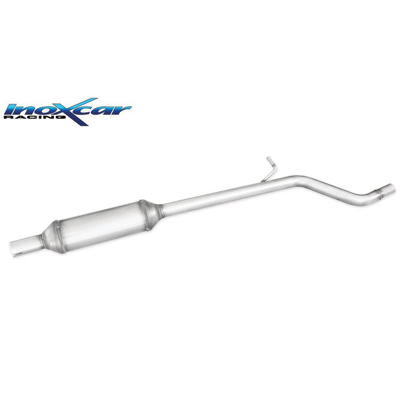100% Inox Mid silencer  Renault Clio IV 1.2 GT (120HP) 2013-2019