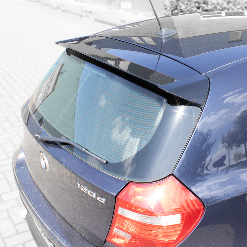 Dakspoiler  BMW 1-Serie E81/E87 3/5-deurs 2004-2011 (ABS Glanzend zwart)