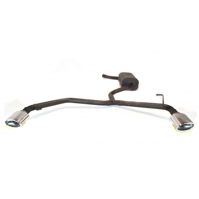 Double Sport Exhaust  Kia Pro Cee'd HB 1.6 93kW 2006-2009 120x80mm