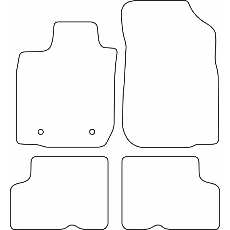 Automatten  Dacia Logan MCV 2005-2013 (5 personen)