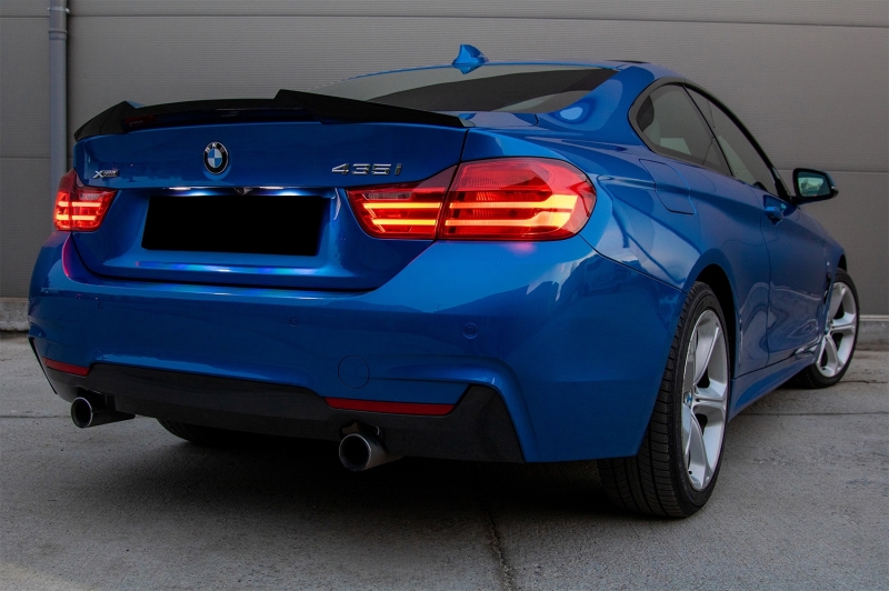 Achterspoiler Cap BMW F32 M4 look CSL Gloss Black