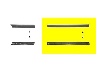 sierlijst, portier, 5 drs, 63mm, voor, GT/GTi, rechts VW Vento,