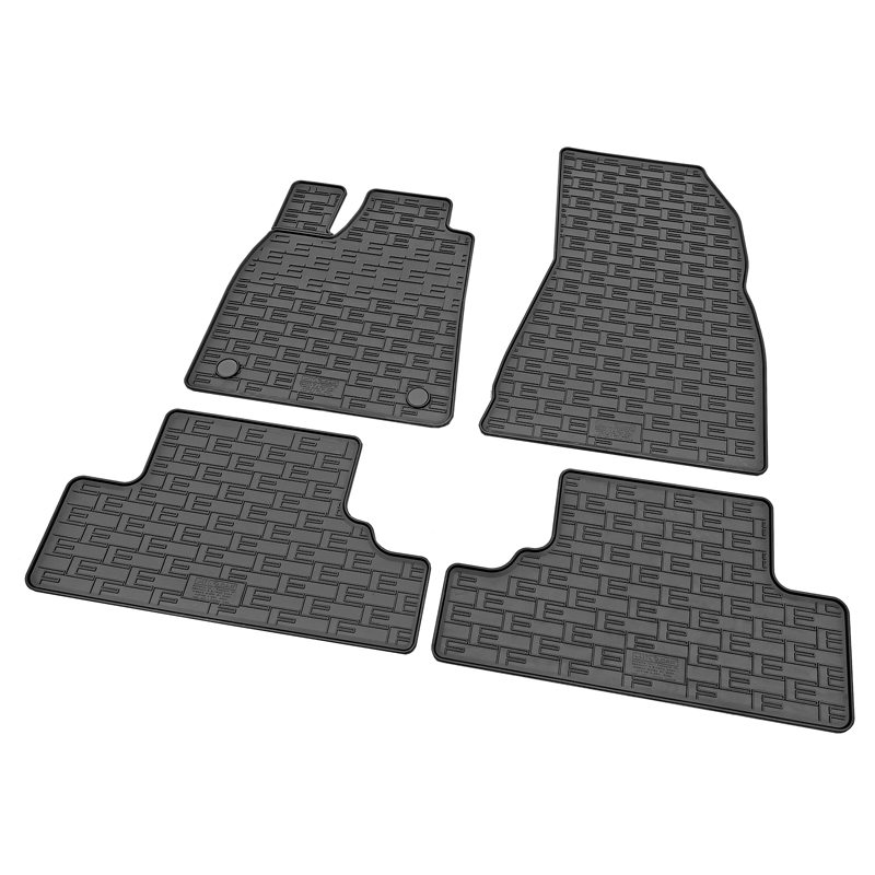 CIKCAR Rubber car mats set  Renault R5 E-Tech 2024- & Nissan Micra VI EV 2025- & Alpine A290 EV 2024- (4-pieces + fixing system)
