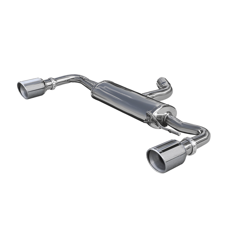 100% Inox Double Sport Exhaust  Volkswagen Golf VI 2.0 TSI GTI 210hp 2009- 1x100mm X-Race