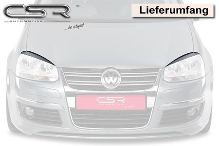 Koplampspoilers VW Golf V, Jetta 5