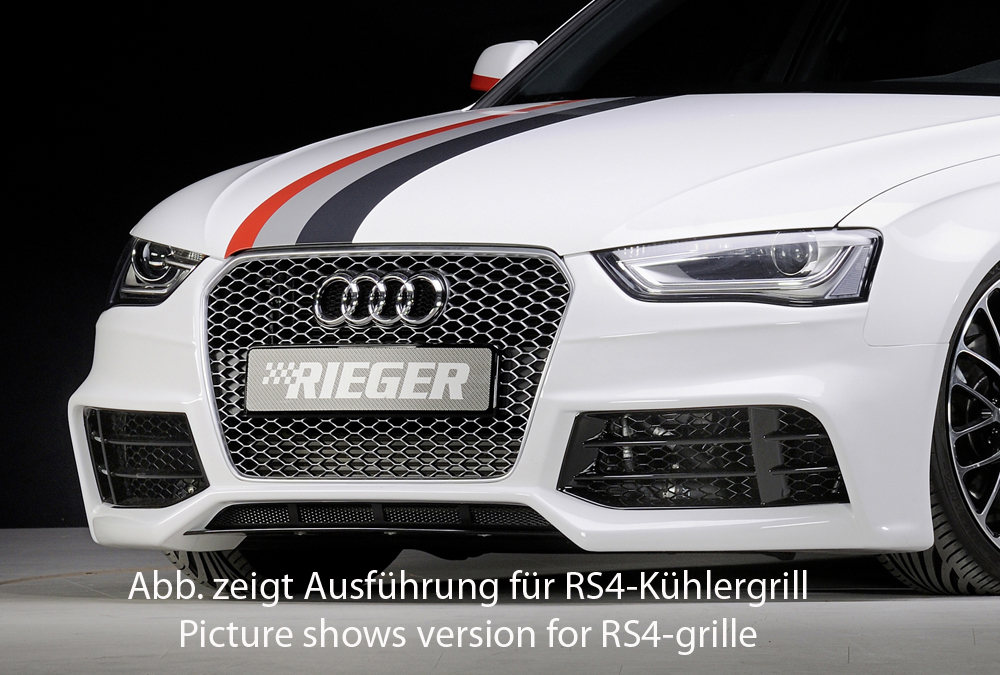 Voorbumper Audi A4/S4 Rieger 2012