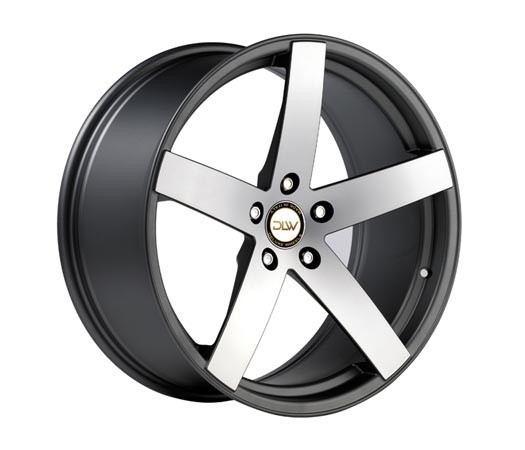 Deluxe Uros K Antraciet Matt Polish 9x20 5x112 ET35 Velgen