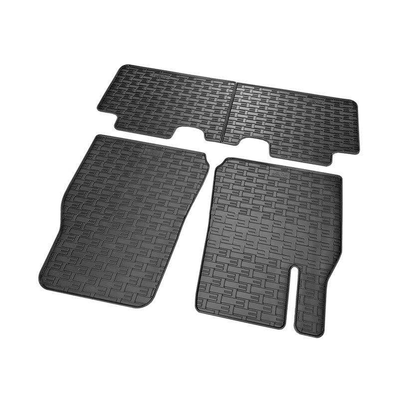 Rubber car mats set  Tesla Model Y 2020- (3-pieces + fixing system)