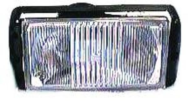 Mistlamp rechts CLIO 94-96 VALEO PLASTIC rand ZWART