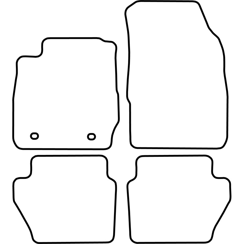 Automatten  Ford Fiesta 2008-2011