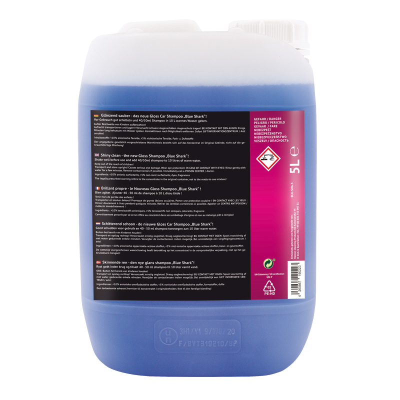 Racoon BLUE SHARK Gloss Car Shampoo - 5000ml