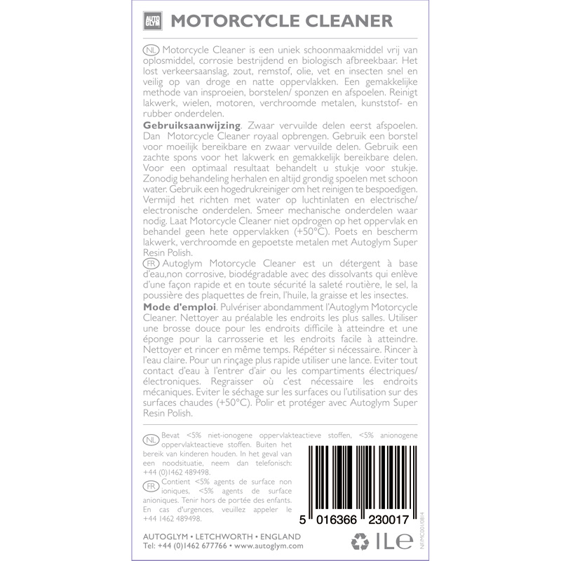 Autoglym Caravan & Camper Reiniger 1LT