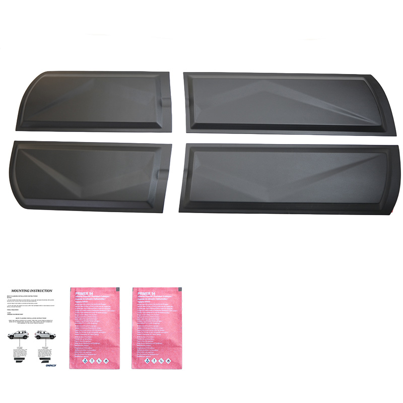 Oneway Body Cladding  Nissan Navara D40 2005-2010 - Matt black