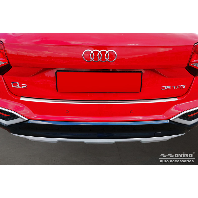 Stainless Steel Rear bumper protector  Audi Q2 Facelift 2020-