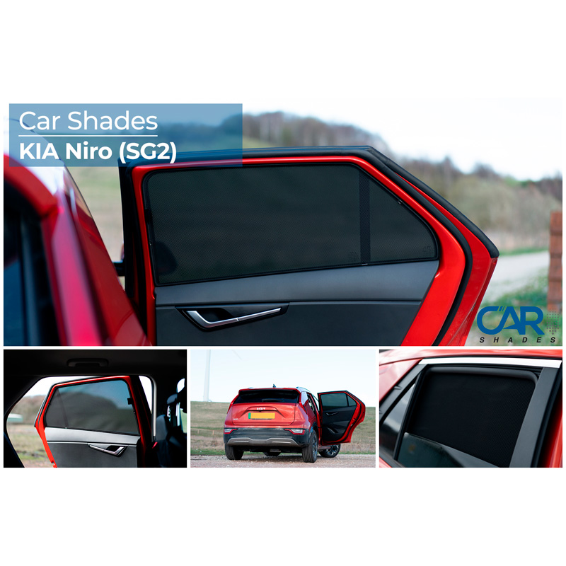 Set Car Shades (rear side doors)  Kia Niro II 2022- (2-pieces)