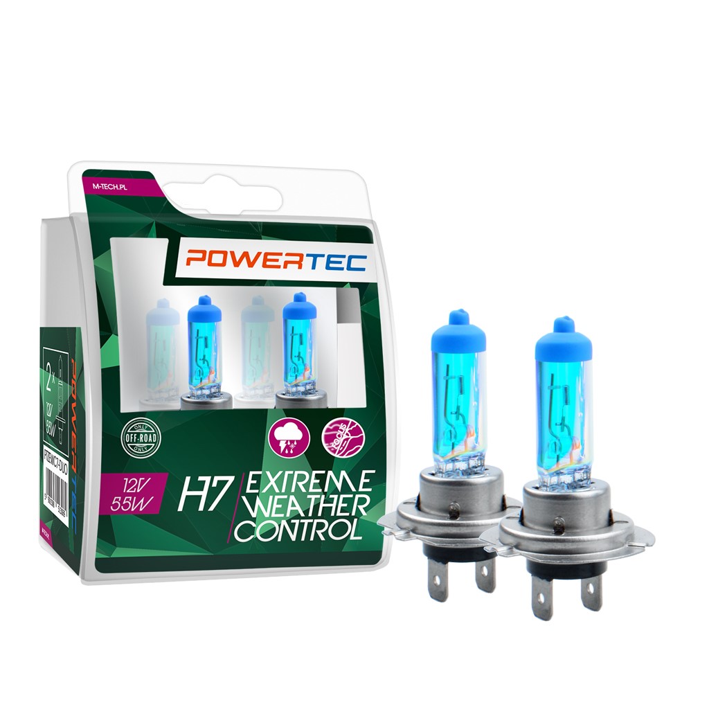 H7 lampen Extreme Weather Control 12V DUO Mtech Powertec