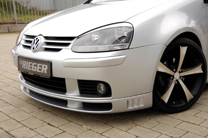Voorspoilerlip Golf V met zijdelingse air-intakes Rieger