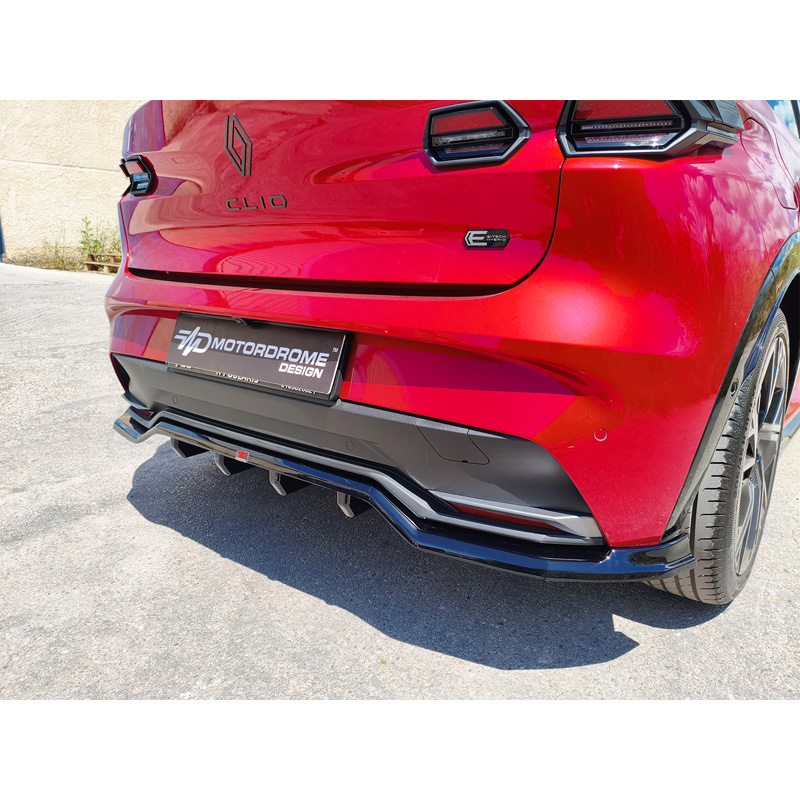 Motordrome Rear Bumper Skirt  Renault Clio VI 2026- (ABS)