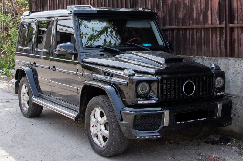 Headlights FULL LED Mercedes G-Class W463 (2005-2017) Chrome Facelift 2018 Design