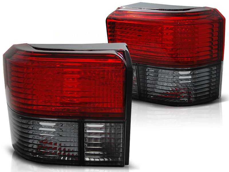 Set Achterlichten  Volkswagen Transporter T4 1991-2003 - Rood/Rookgrijs