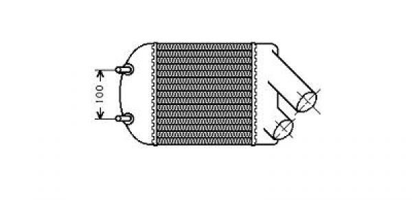 Intercooler MEGANE 96-02 182x205 SCENIC 96-03LOGAN 1.5 DCI