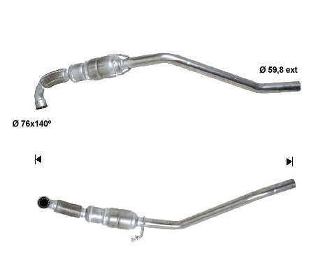 VW TRANSPORTER 2.5TD 2461 cc 96 Kw / 130 cv AXD Magnaflow CAT Bo