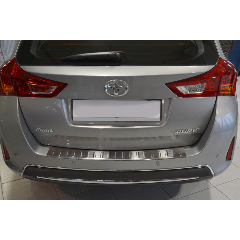 Stainless Steel Rear bumper protector  Toyota Auris Touring Sports 2013-2015 'Ribs'