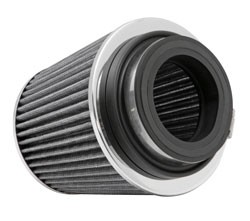 K&N RG-1001WT-L Universele Luchtfilter Cone Zilver