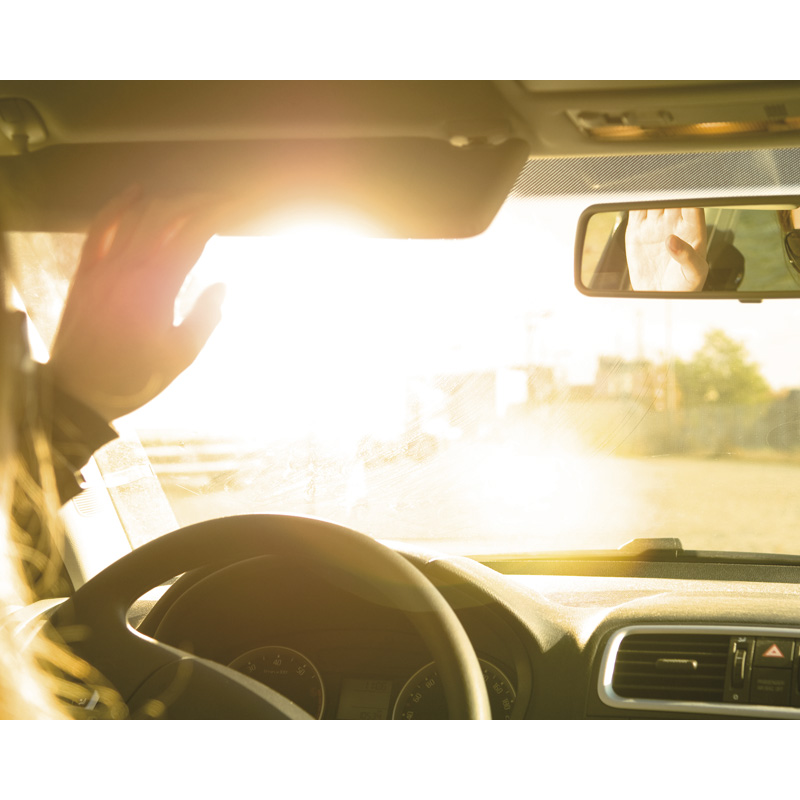 Foliatec Sunvisor Sun filter black (metalised) 19x150cm