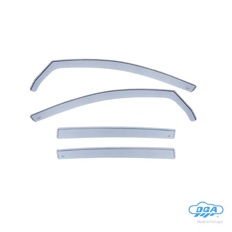 DGA Wind Deflectors Set  Volkswagen Golf VI HB 5-doors 2008-2012 (4-pieces)