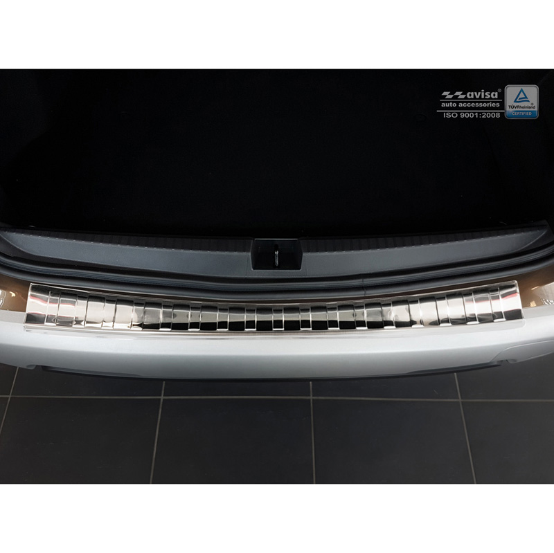 RVS Achterbumperprotector  Dacia Duster II 2018-2021 & FL 2021-2024 'Ribs'