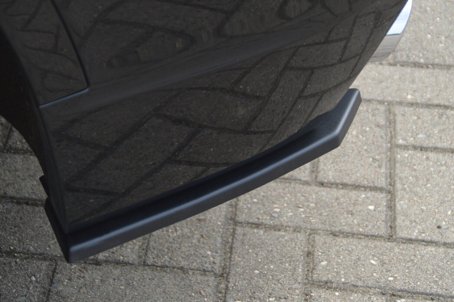 Achterskirt diffuser spoiler hoeken BMW X3 F25 M-Pakket