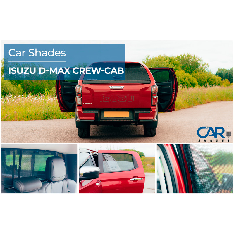 Set Car Shades  Isuzu D-Max 4 doors 2019- (4-pieces)