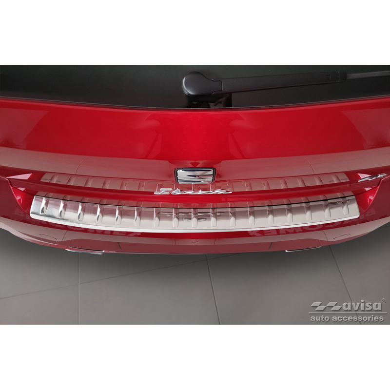 RVS Achterbumperprotector  Seat Ibiza 6F Facelift 2021- 'Ribs'