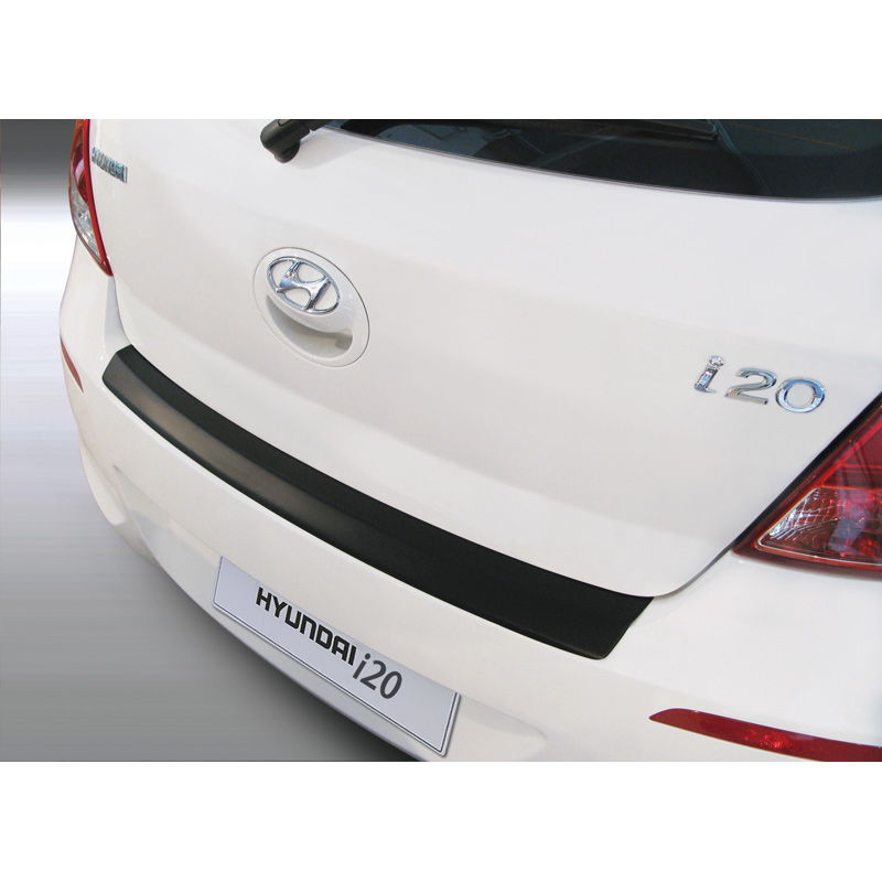 ABS Rear bumper protector  Hyundai i20 3/5 doors 2012-2014 Black