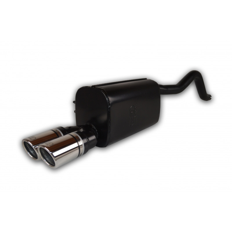 Sport exhaust  Renault Clio D 5-doors 0.9L 66kW 2012- 2x 70mm