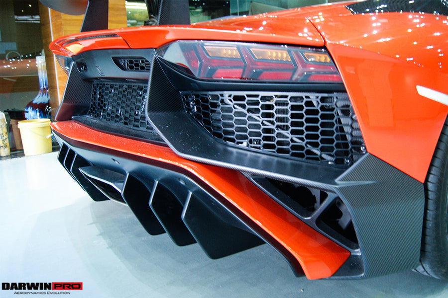 Lamborghini Aventador LP700 LP740 Coupe/Roadster SV Style Rear Bumper 2011-2016