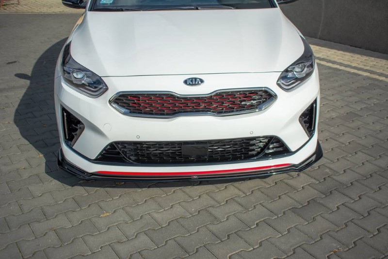 Voorspoiler Kia ProCeed GT Mk 3 V.1 Glanzend Zwart