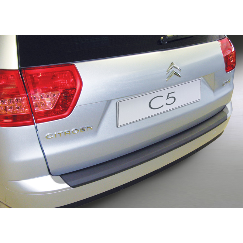 ABS Rear bumper protector  Citroën C5 Tourer 2008-2017 Black