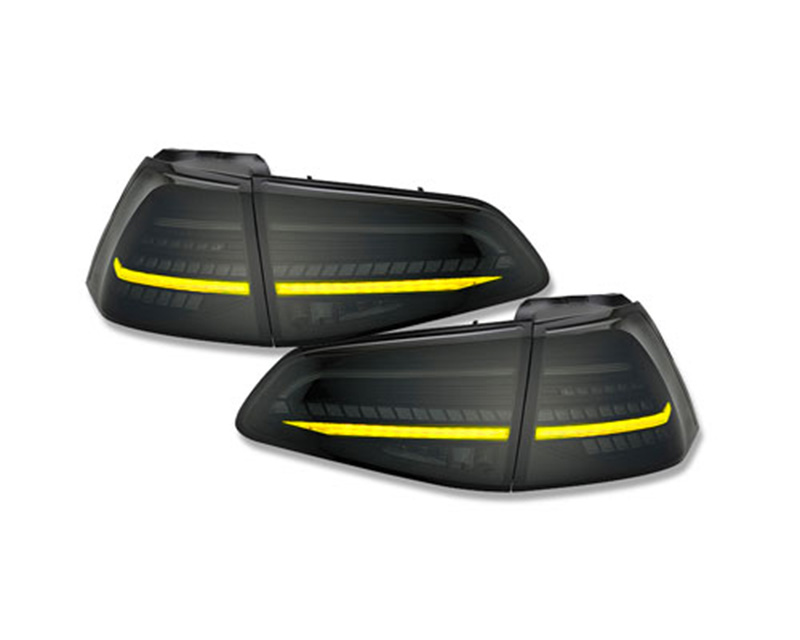 Achterlichten VW Golf VII Dynamic Facelift LED Smoke